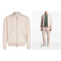 ETRO Pegaso 刺绣羊毛飞行员夹克
