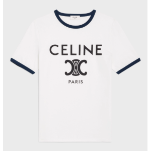 CELINE 棉質平紋針織Celine Paris T恤 