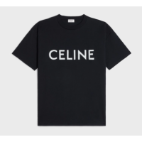 CELINE 棉質平織布寬鬆T恤 