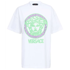 Versace Medusa logo 漸色印花T恤